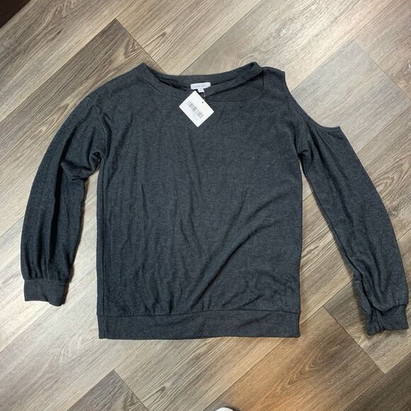 WHITE BIRCH Ladies' Small OVERSIZED KNIT TOP Gray - Picture 1 of 8